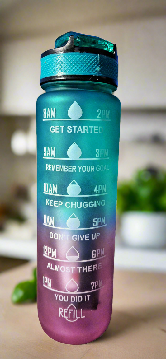 Adivan bottle with motivational quotes